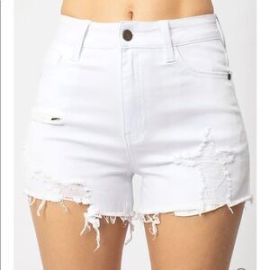 White Denim Nature Los Angeles Denim High Rise Shorts New w Tags